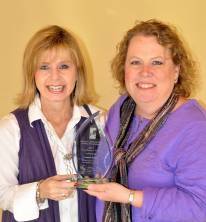 Kathy Minke and Dr. Laurie Klose