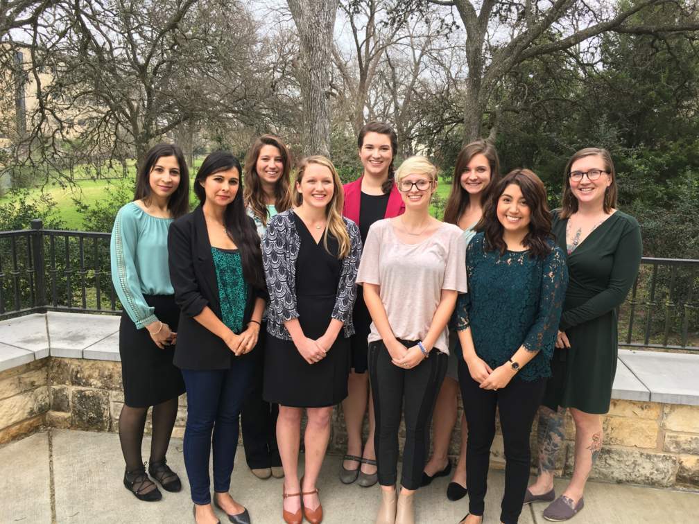 dietetic interns gathered in group outside