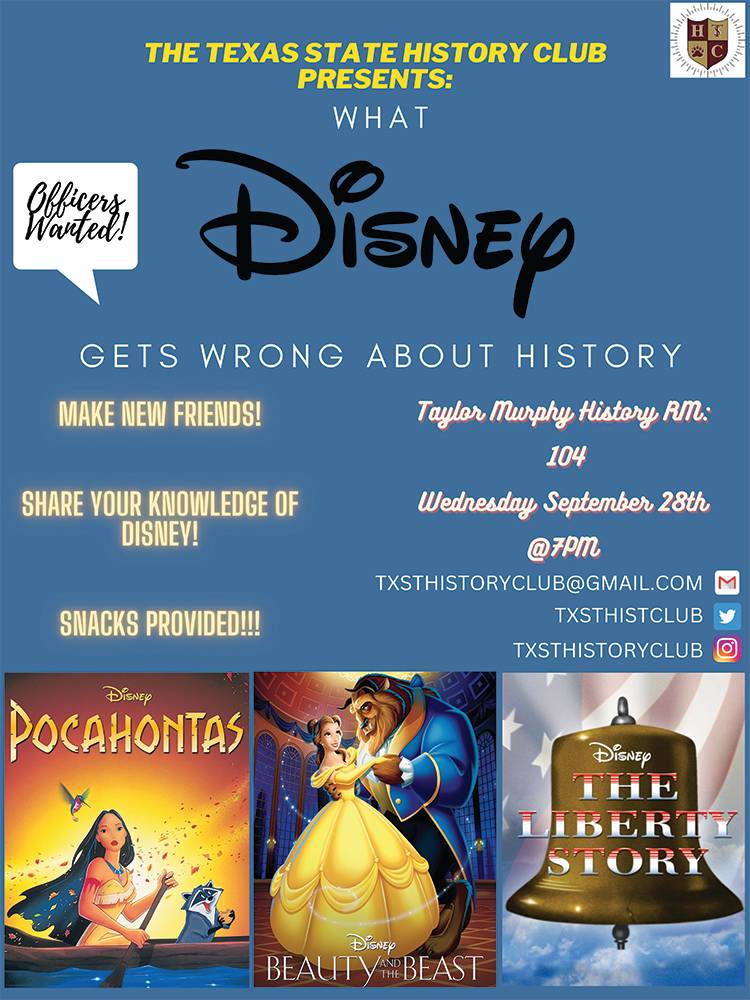 History Club Disney Event