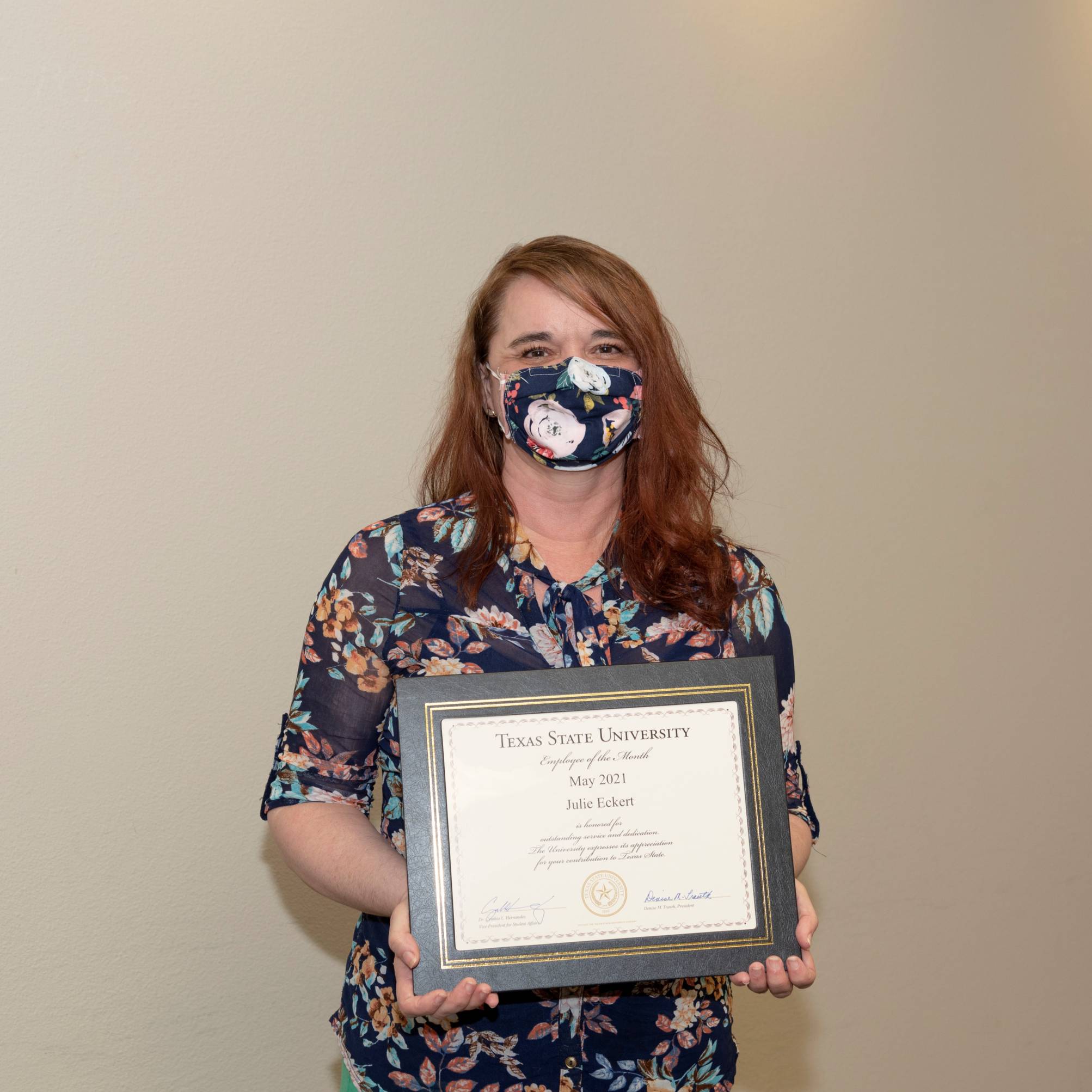 May 2021 Employee of the Month, Julie Eckert