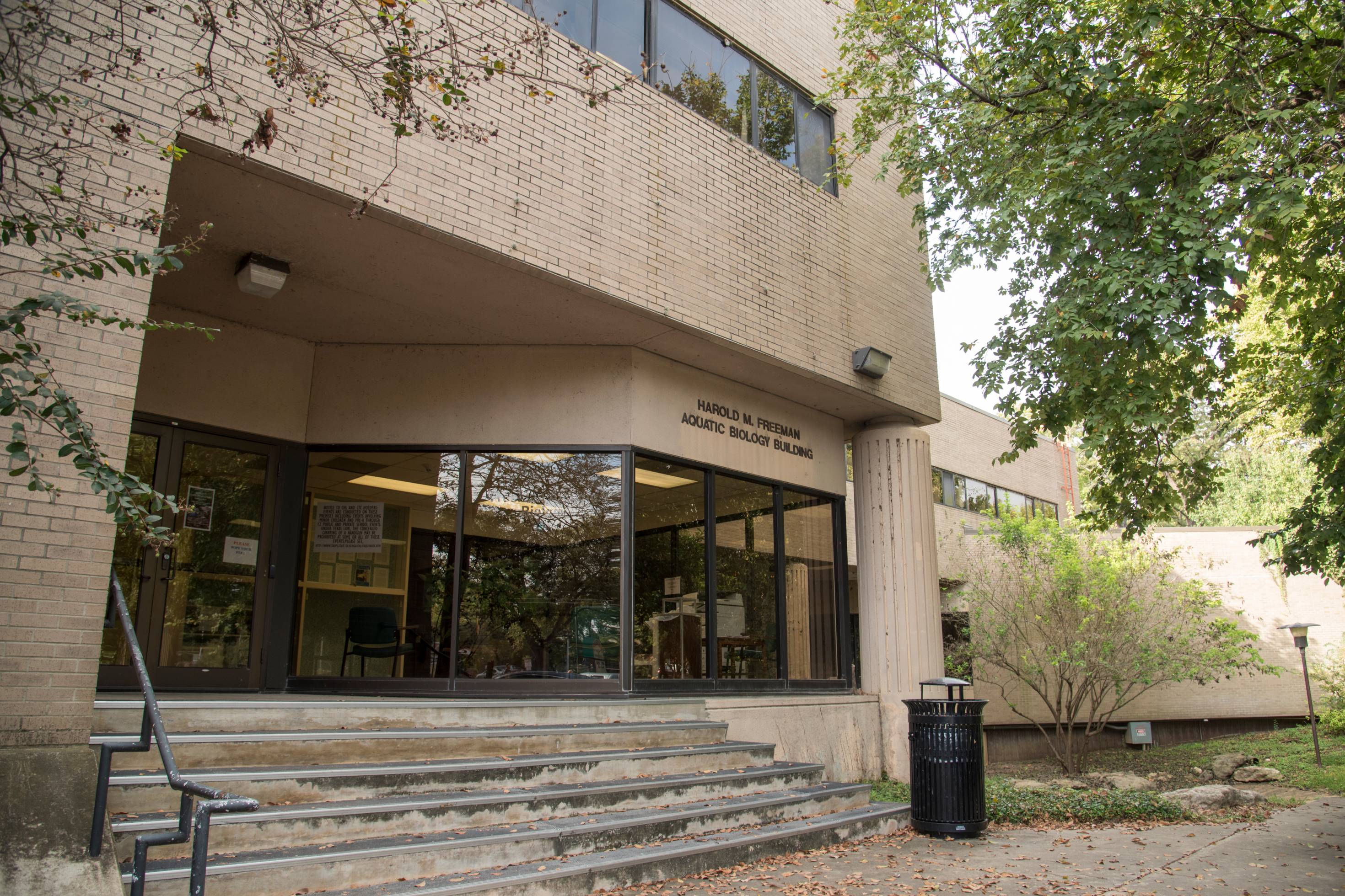Freeman aquatic building at TxState
