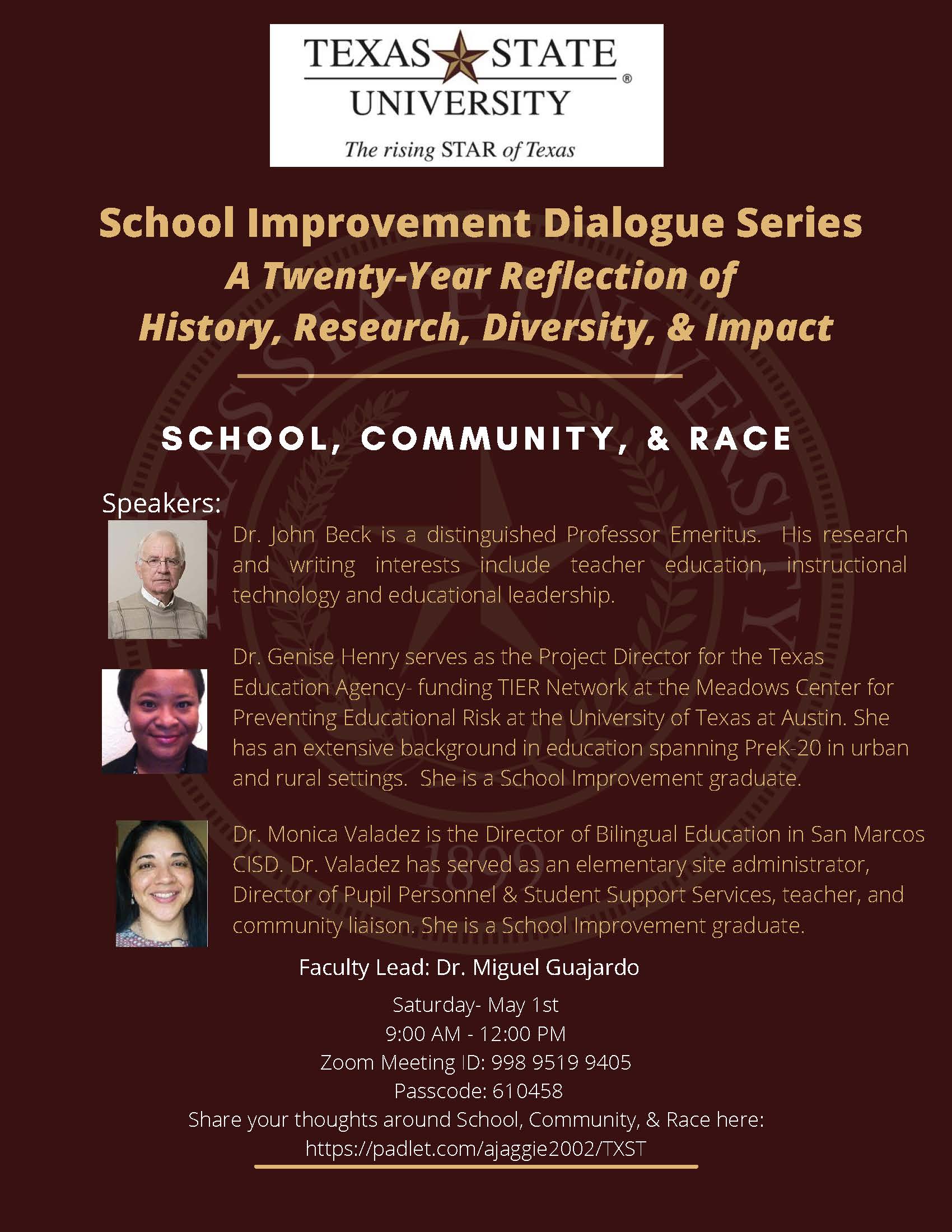 School, Community, and Race