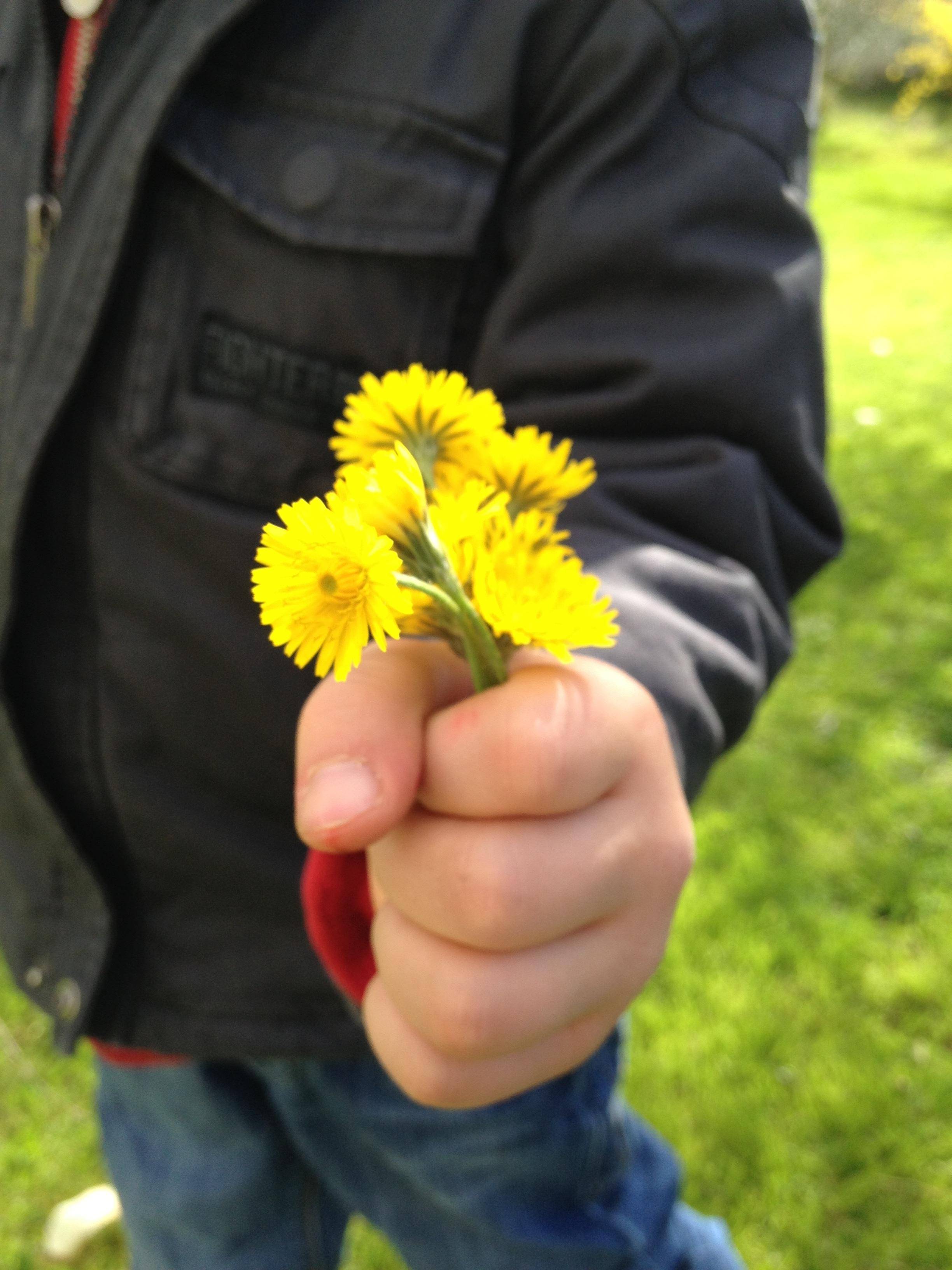 Child with Flower