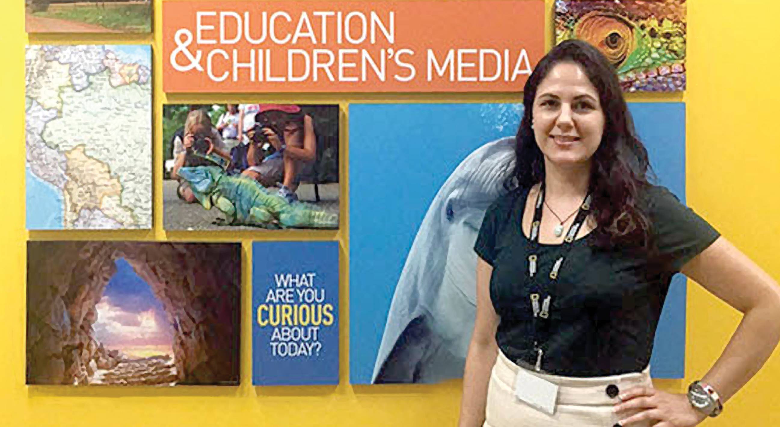 Graciela Sandoval at National Geographic headquarters