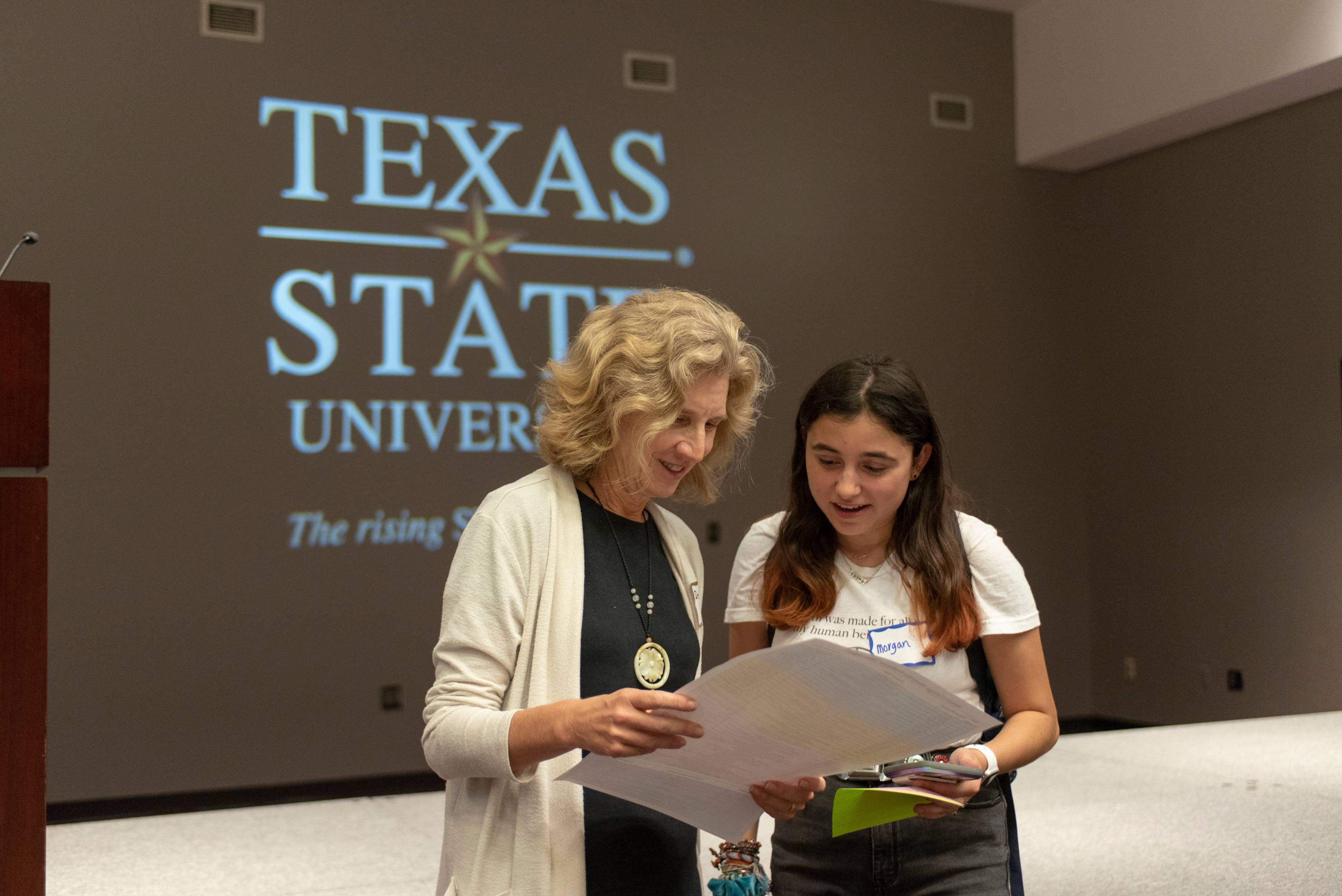 Honors College Meet The Professor 2019 -Dean Galloway and Student