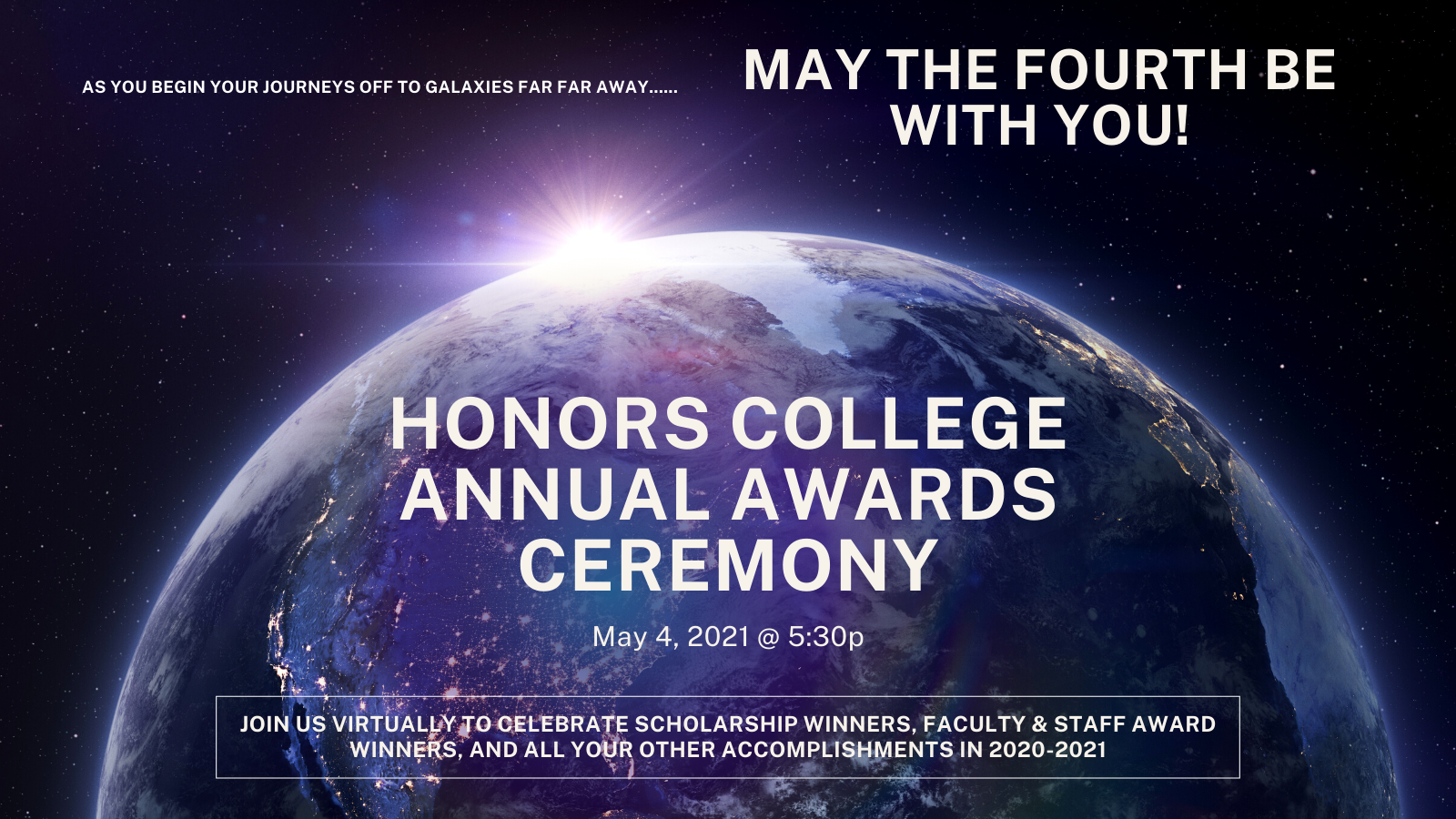 Honors College Annual Awards Ceremony 2021
