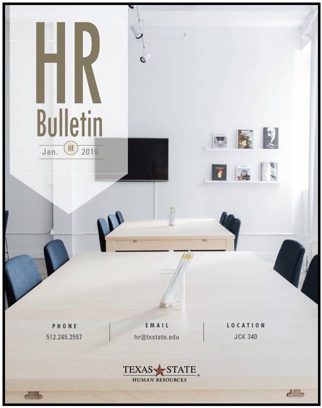 hr bulletin cover page