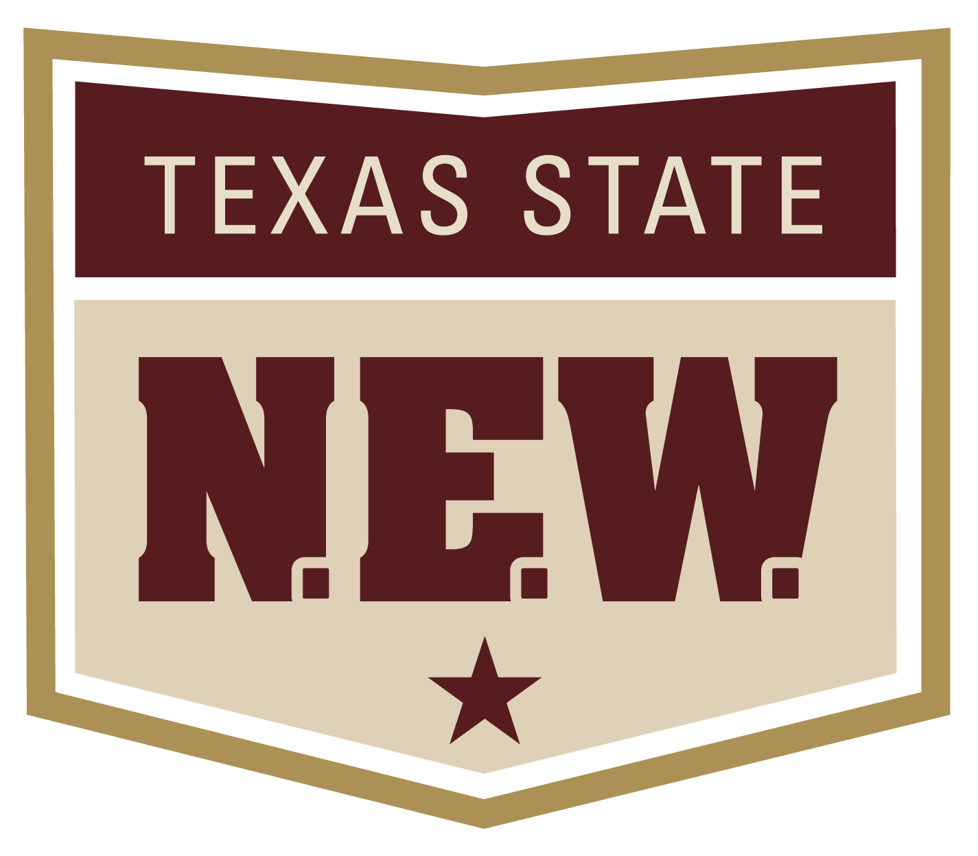 Texas State New Employee Welcome badge