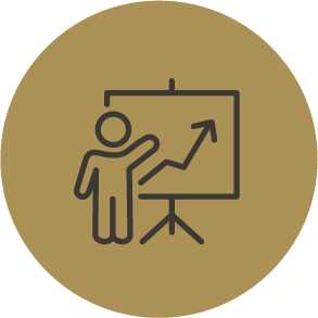 Research and communication icon