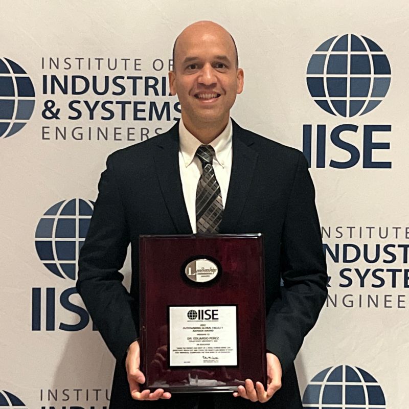Faculty with award