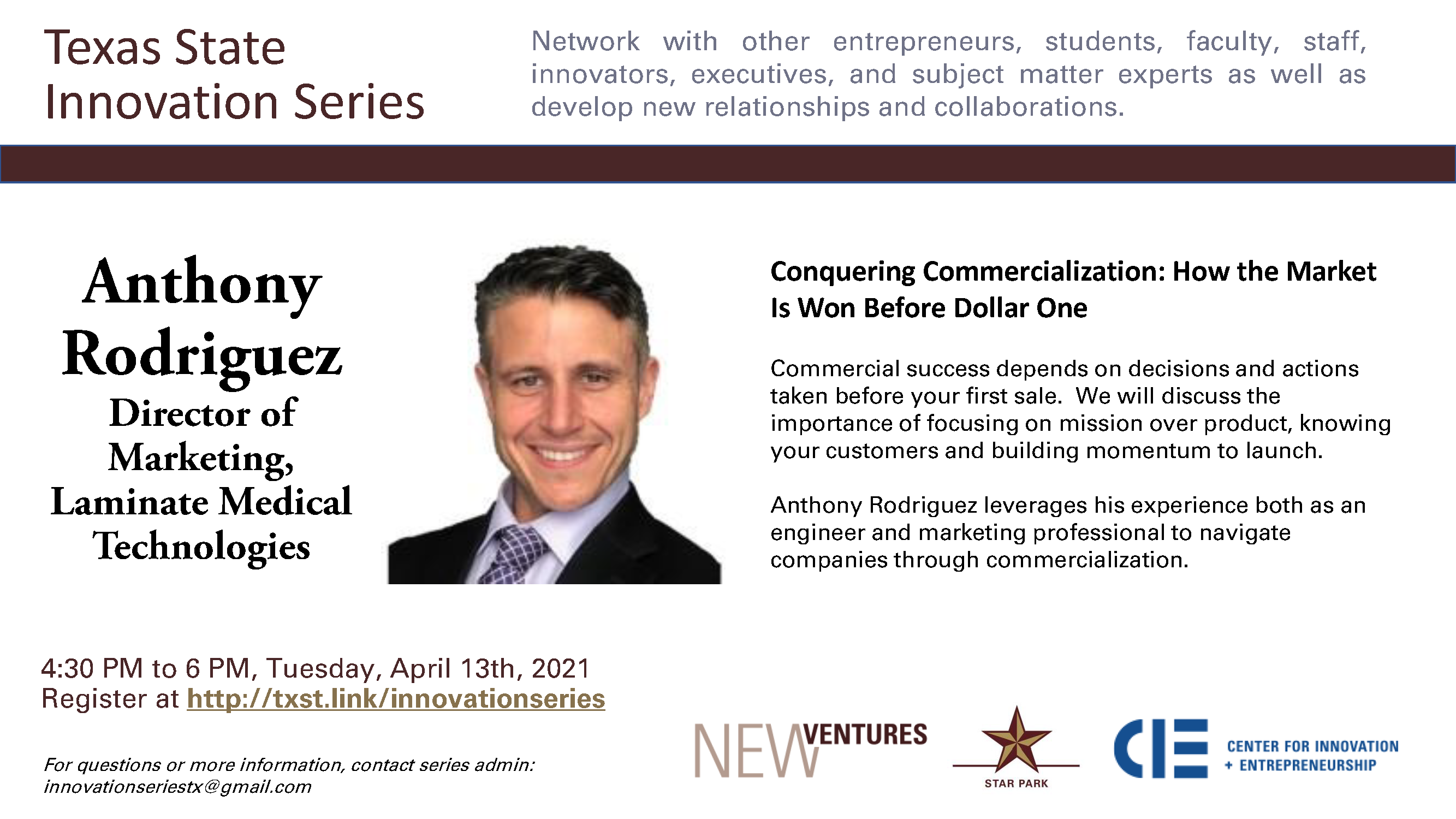 Anthony Rodriguez:  Innovation Series