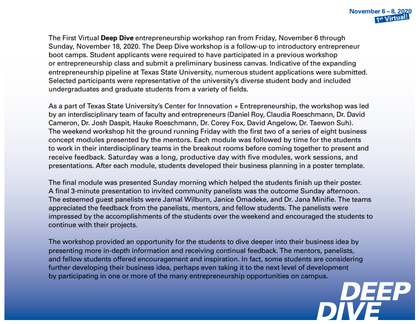 Deep Dive 3