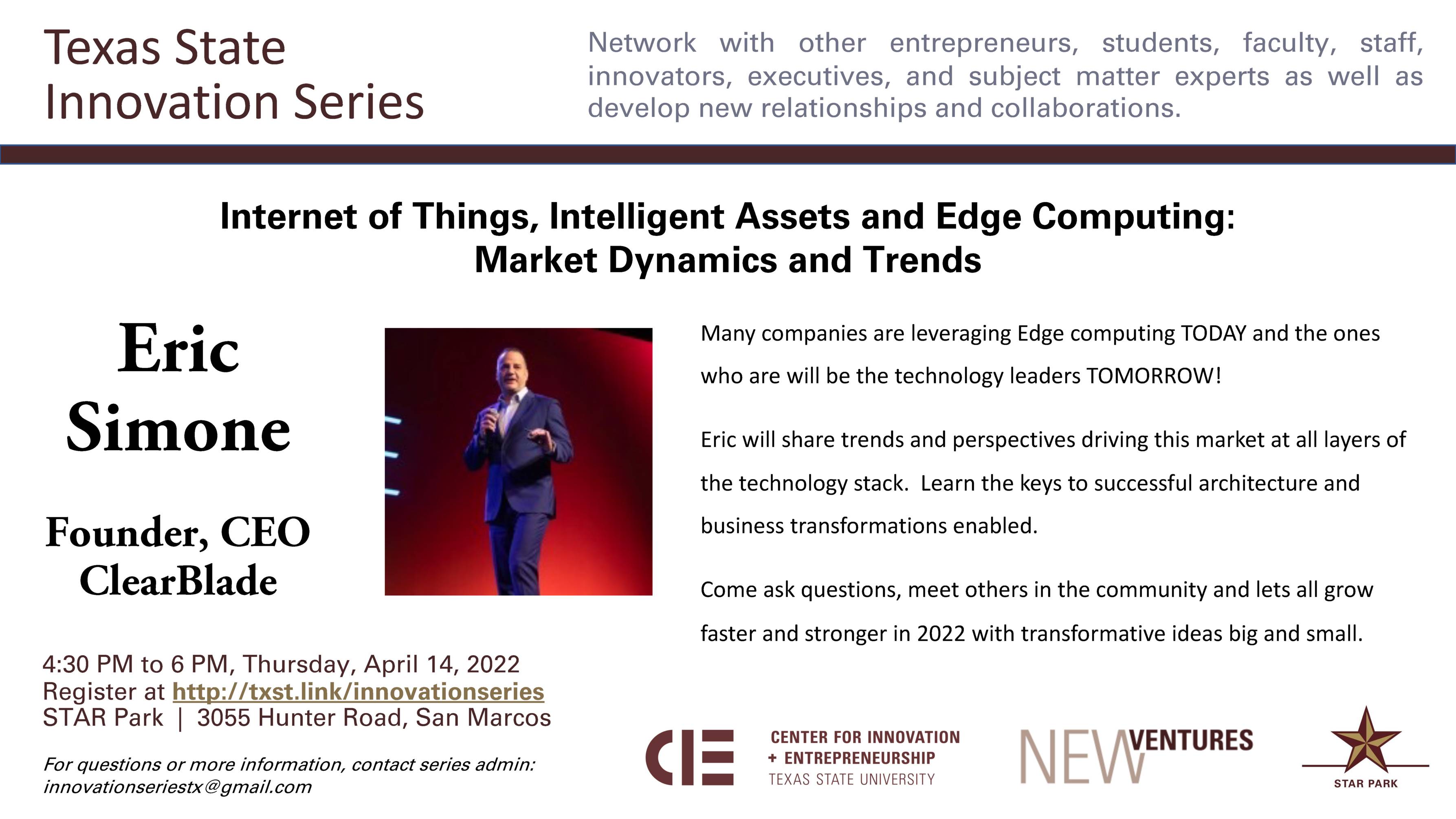 Eric Simone:  Innovation Series