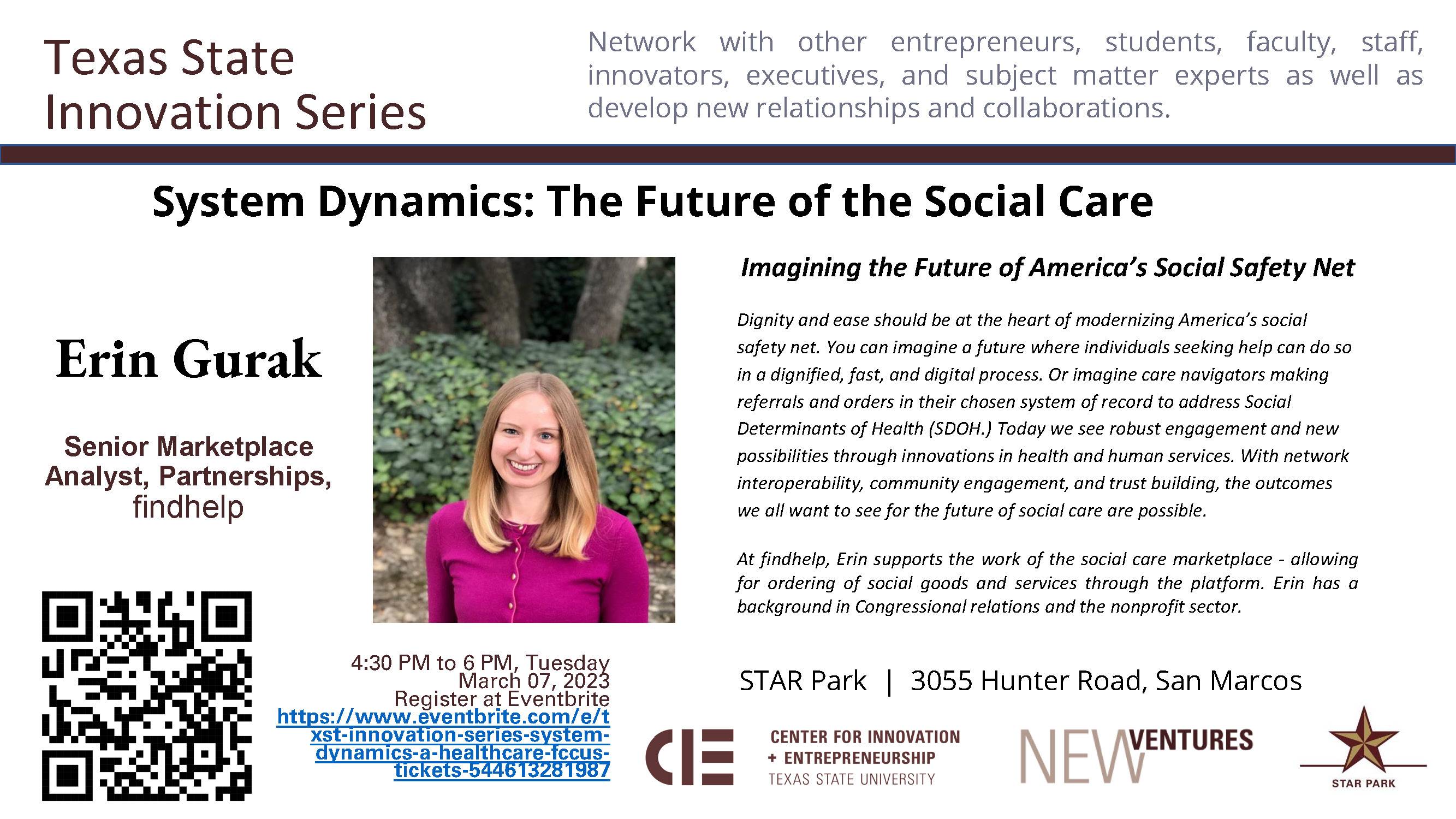 Erin Gurak:  Innovation Series