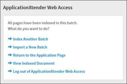 Application Xtender Web Access