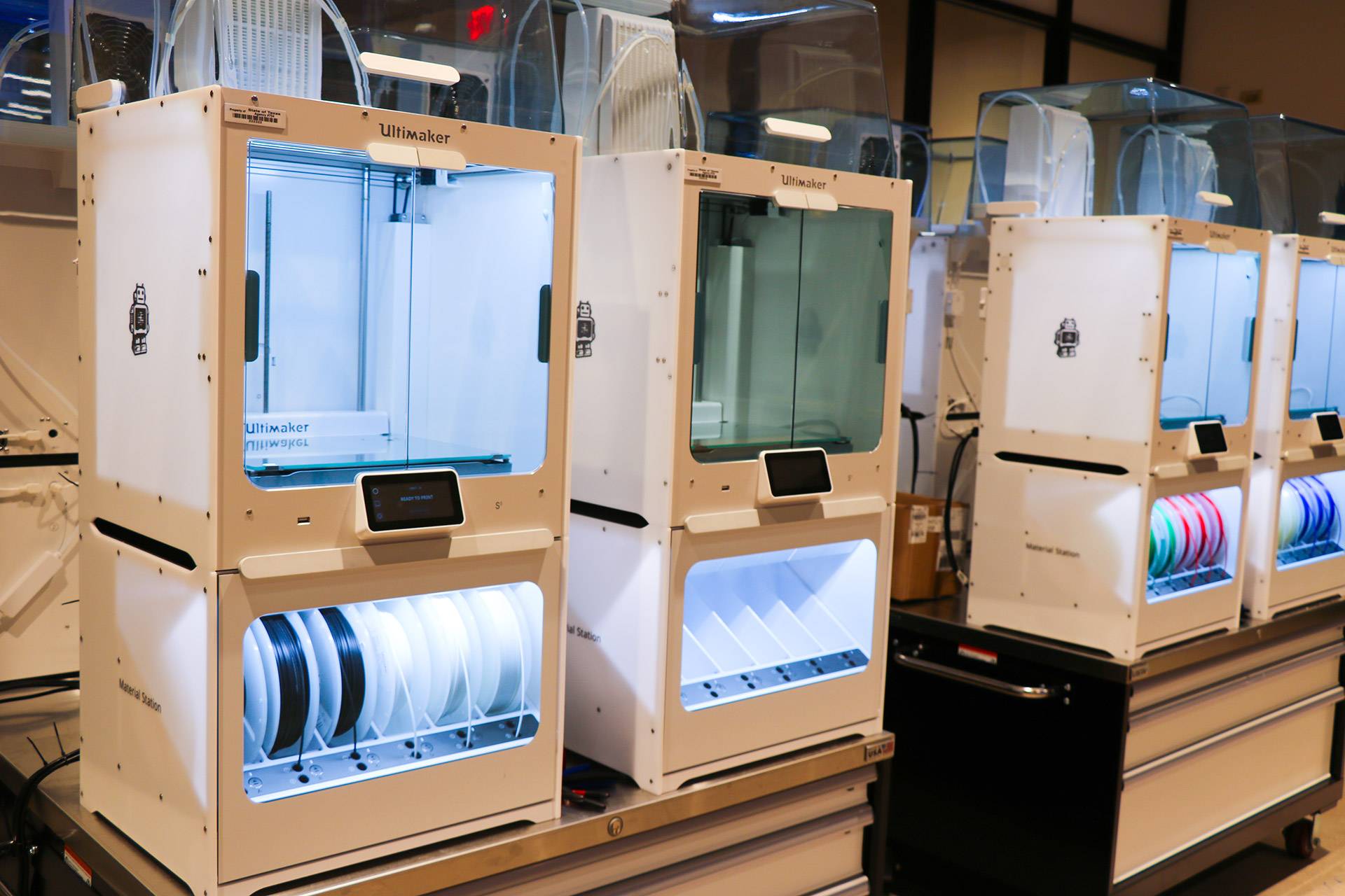 3D printers in the Alkek One MakerSpace