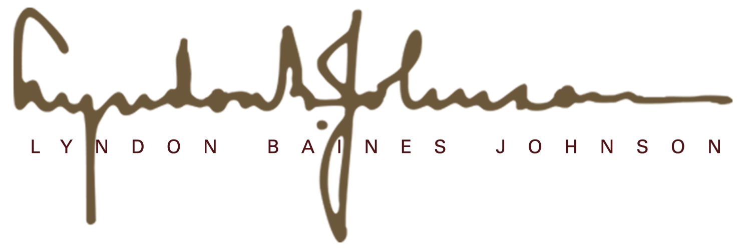 President Lyndon B. Johnson's signature