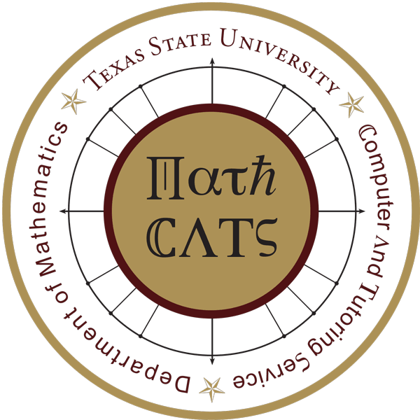 Math CATS (Computer & Tutoring Service) : Mathematics : Texas State ...