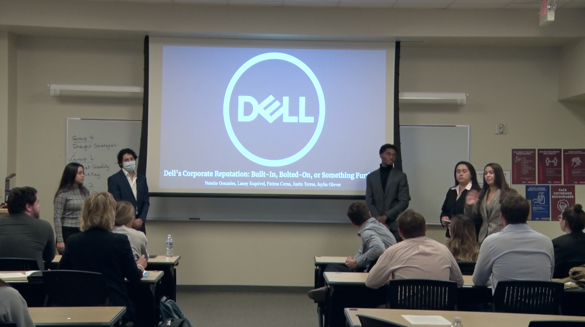 Student Presentations for Business Communications Class