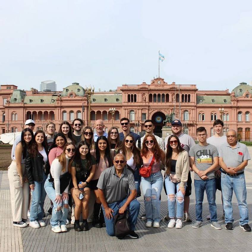 Students and faculty in Argentina