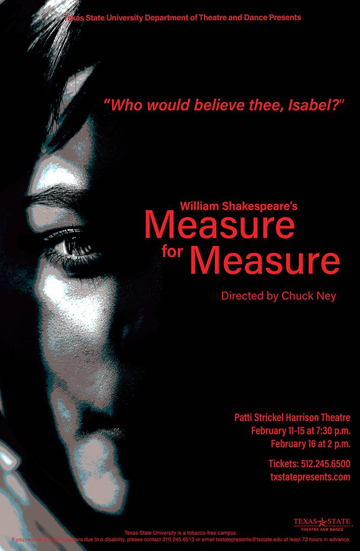measure for measure performance flyer
