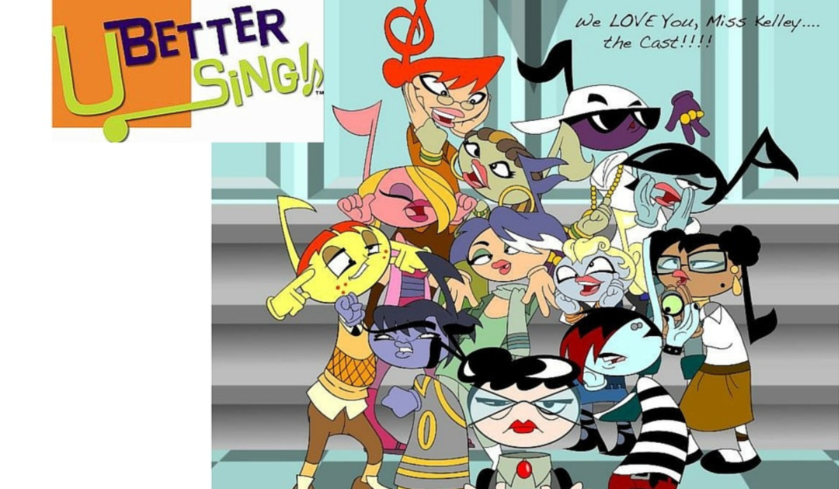 Cartoon characters from U Better Sing