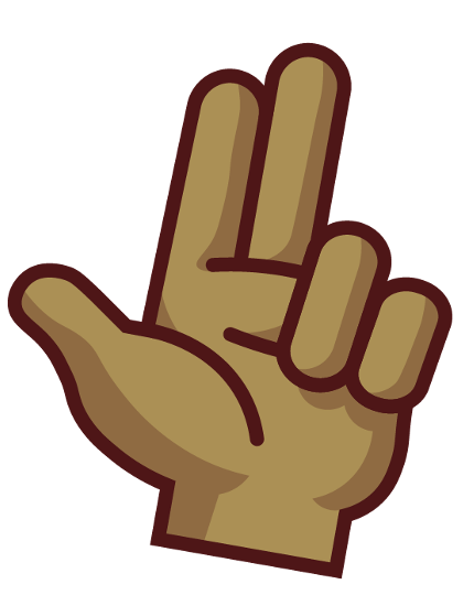The Heart of Texas Hand Sign