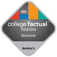 College Factual Best for Veterans badge