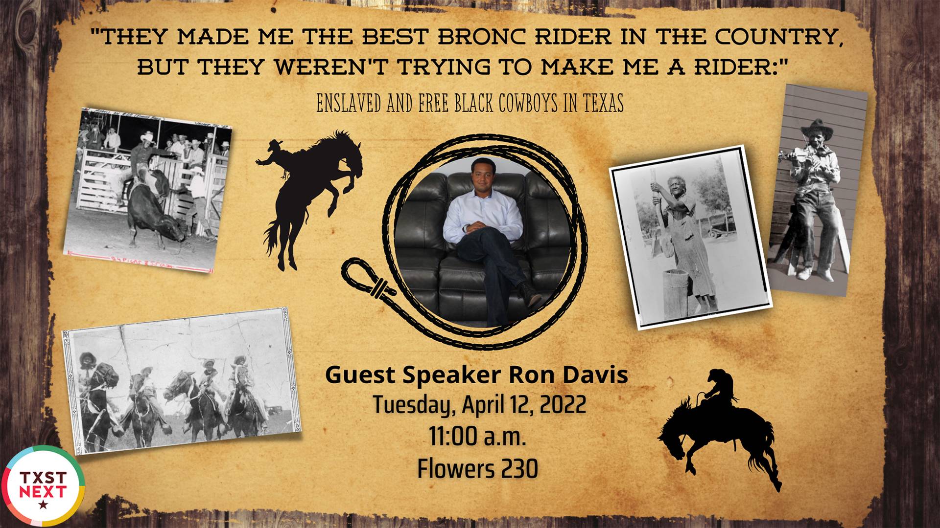 Ron Davis Event Flyer