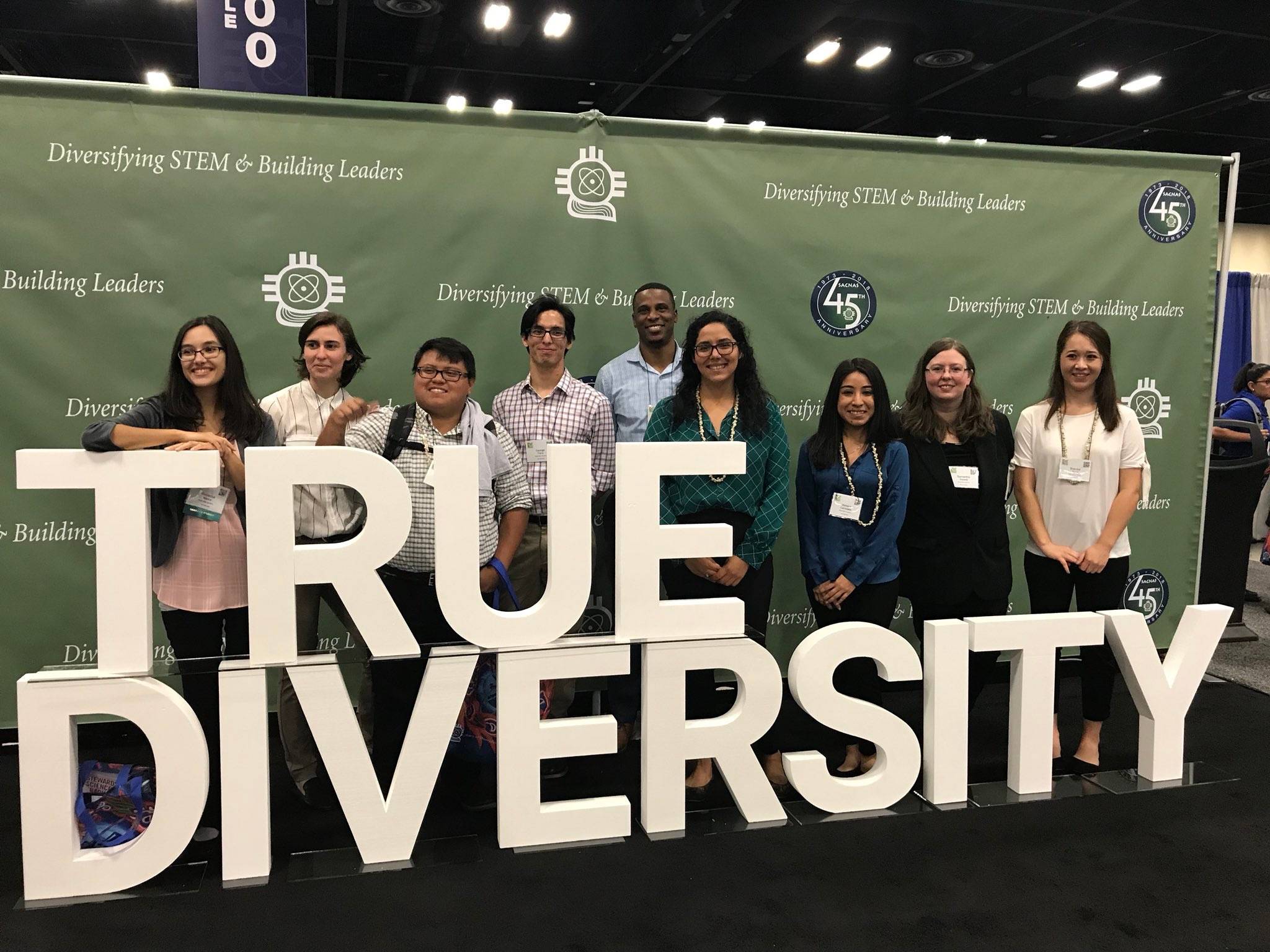 Society for Advancement of Chicanos/Hispanics and Native Americans in Science 2019 Group Photo