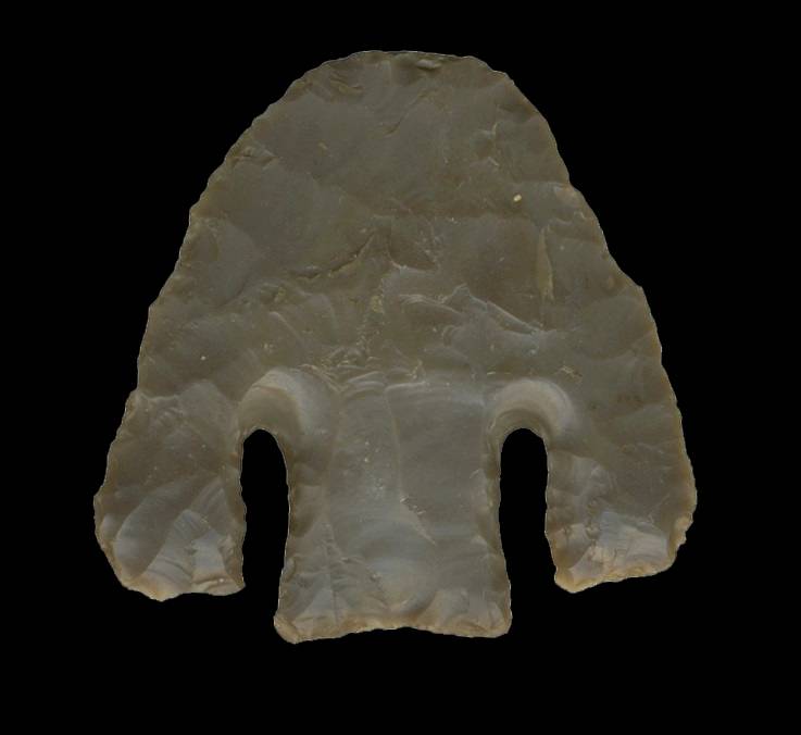 The distinctive Andice projectile point is diagnostic of the Calf Creek Horizon.