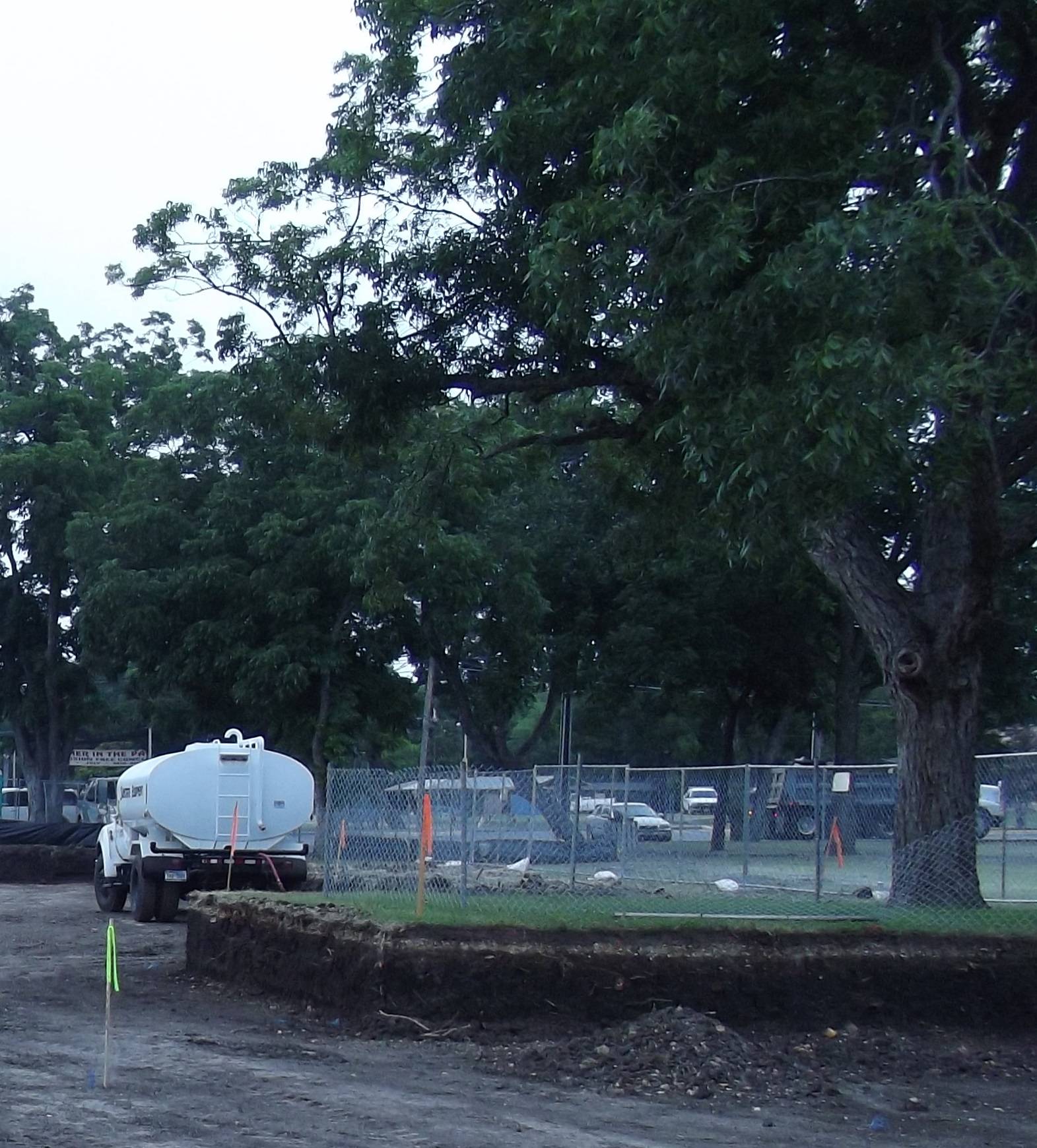 Photo of construcction of N. Water Street pavement