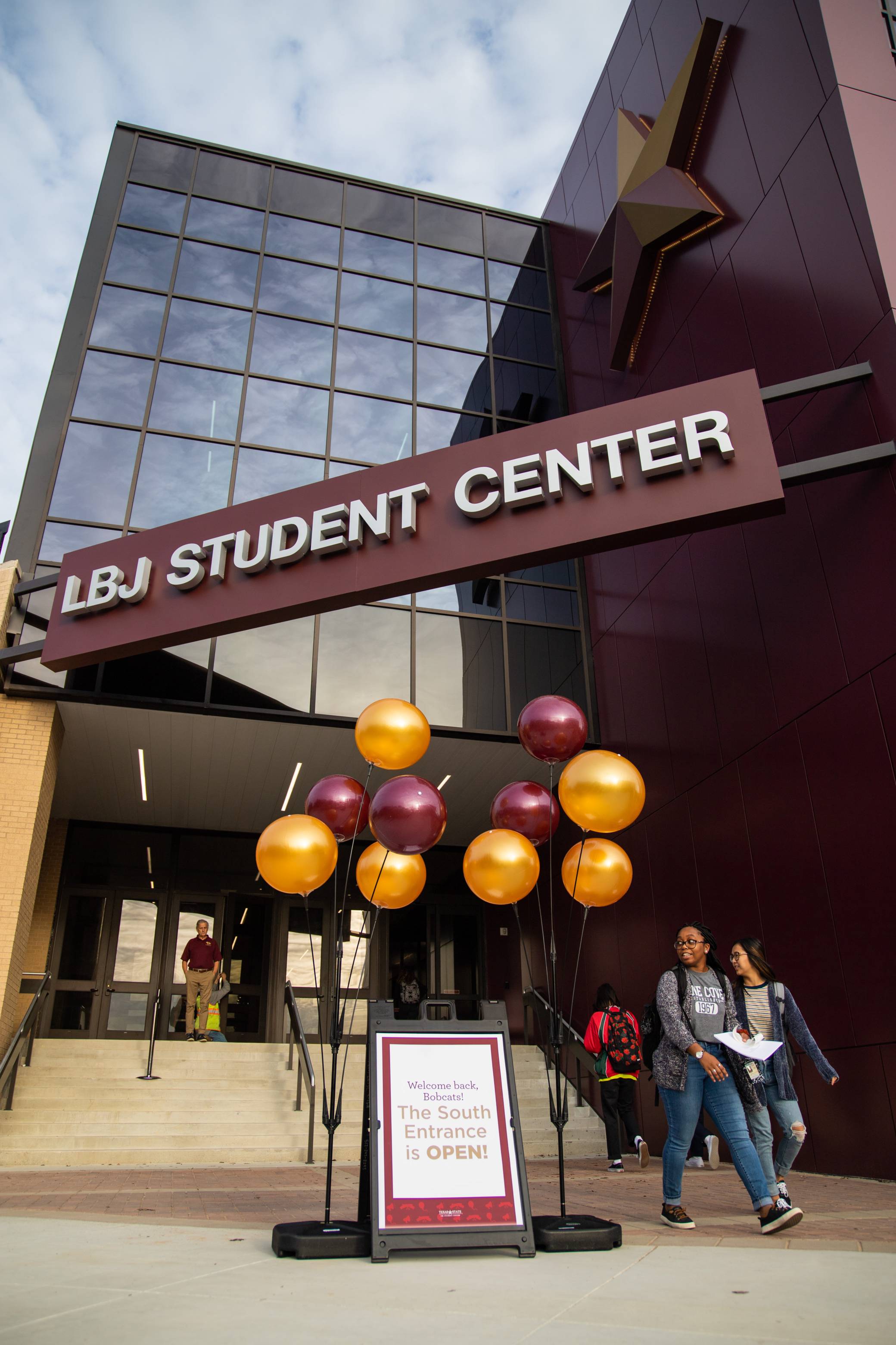 LBJ Student Center South Entrance Grand Opening
