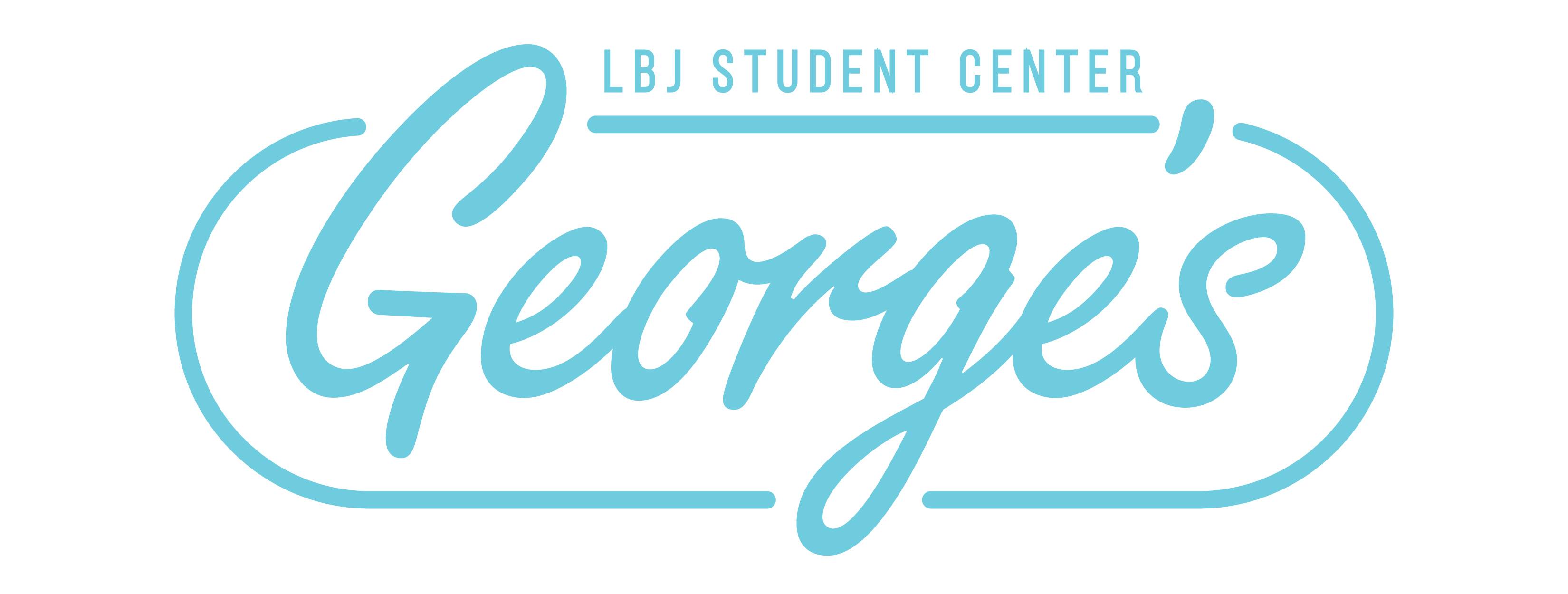 LBJ Student Center George's Here for a good time logo