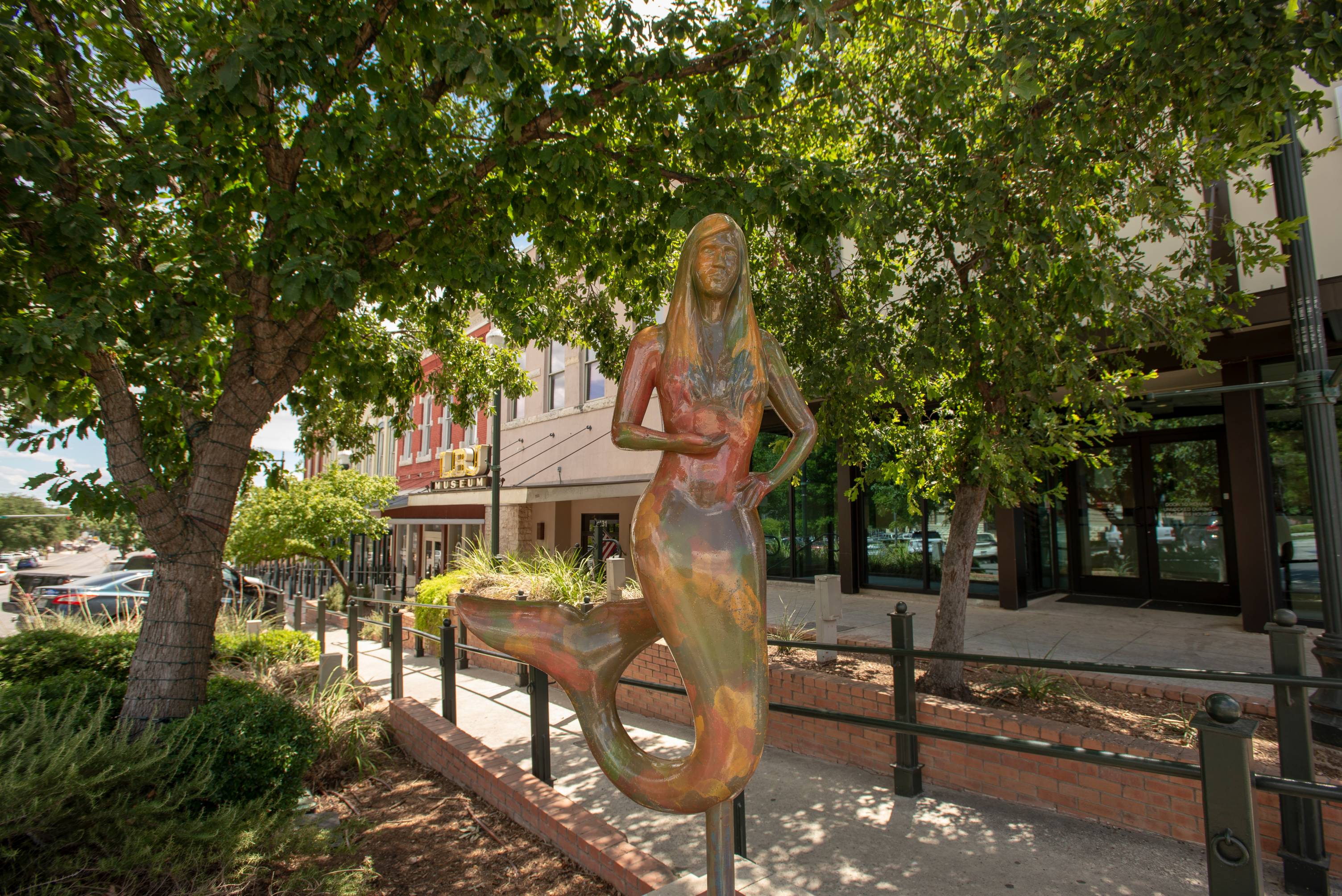 San Marcos Mermaid statue