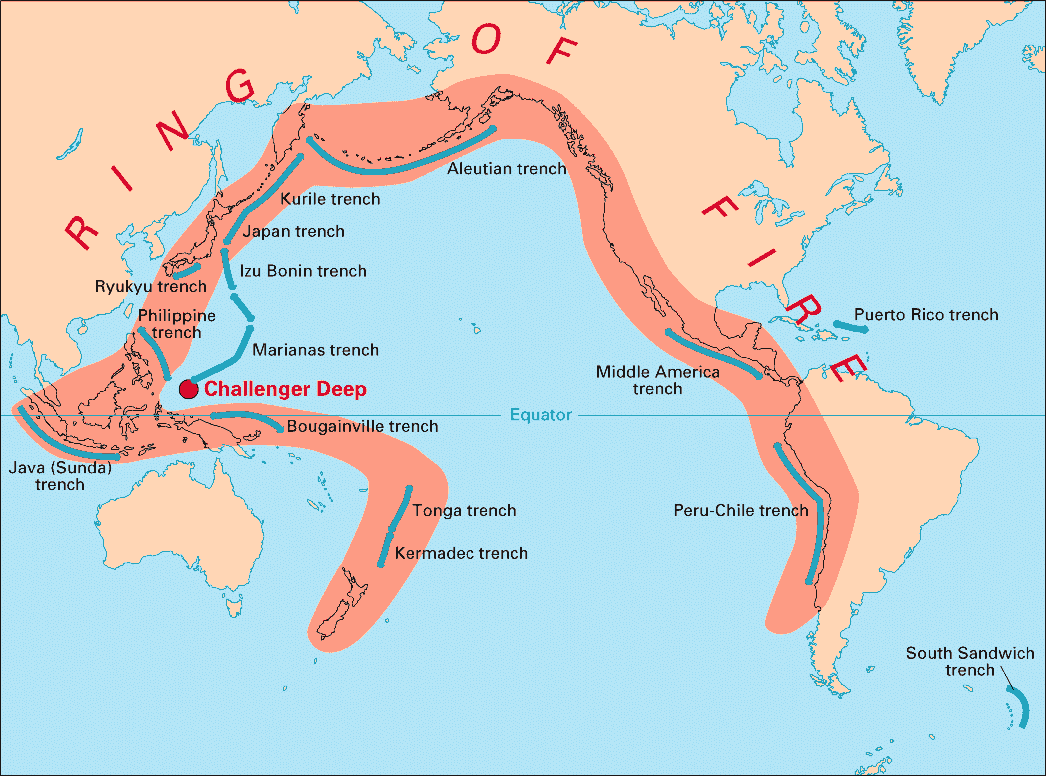 Ring of Fire – © U.S. Geological Survey.