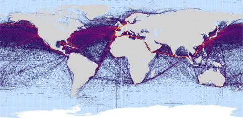 Global Shipping Lanes. © European Union, 1995-2012.