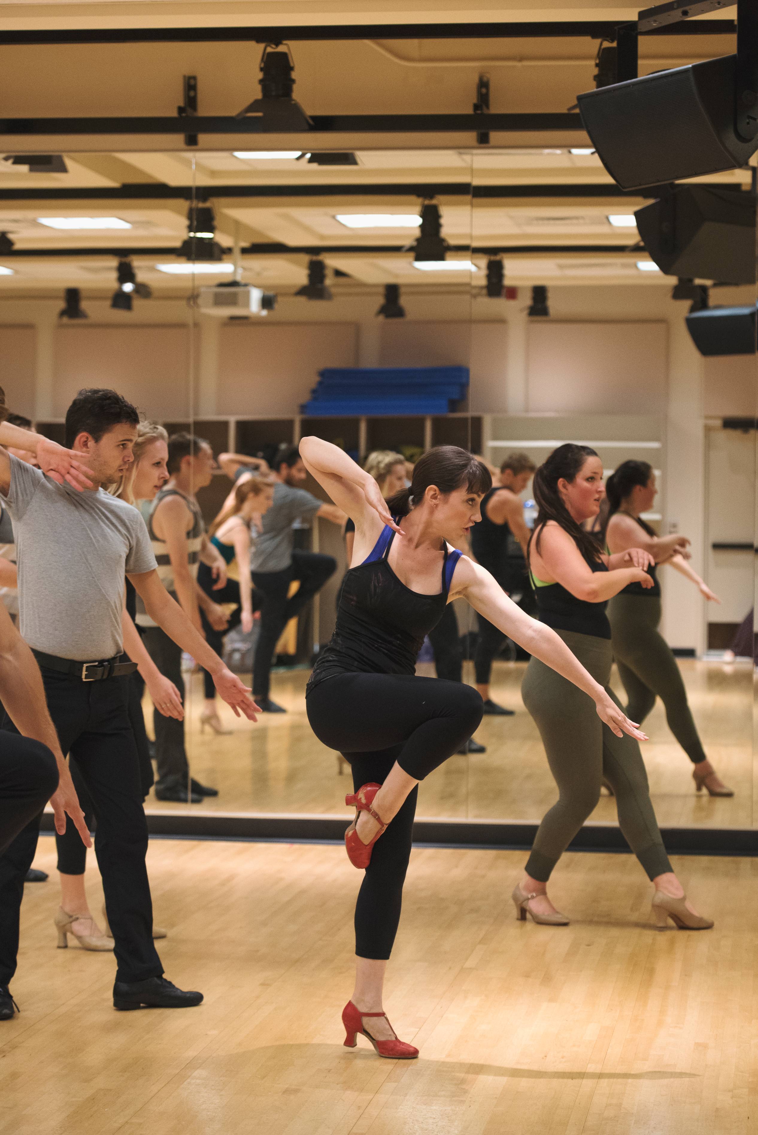 MT student in a dance class