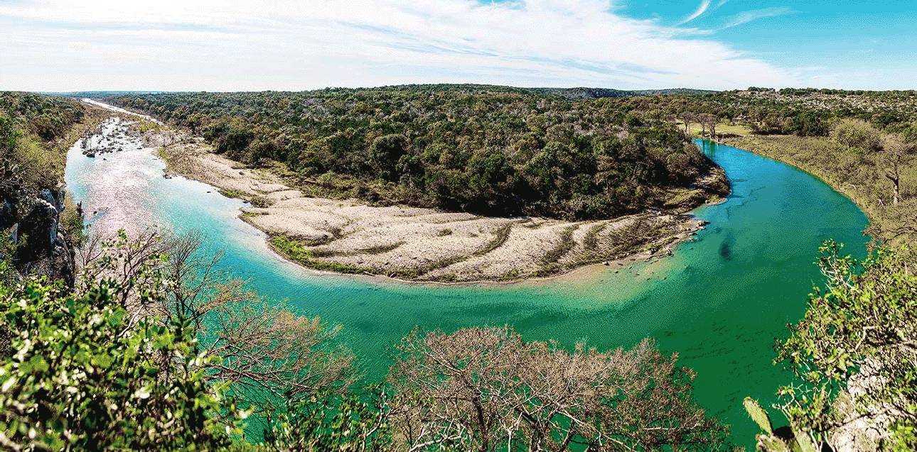 blanco river aerial