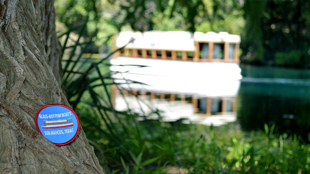 Glass-bottom Boat and scout patch in foreground.