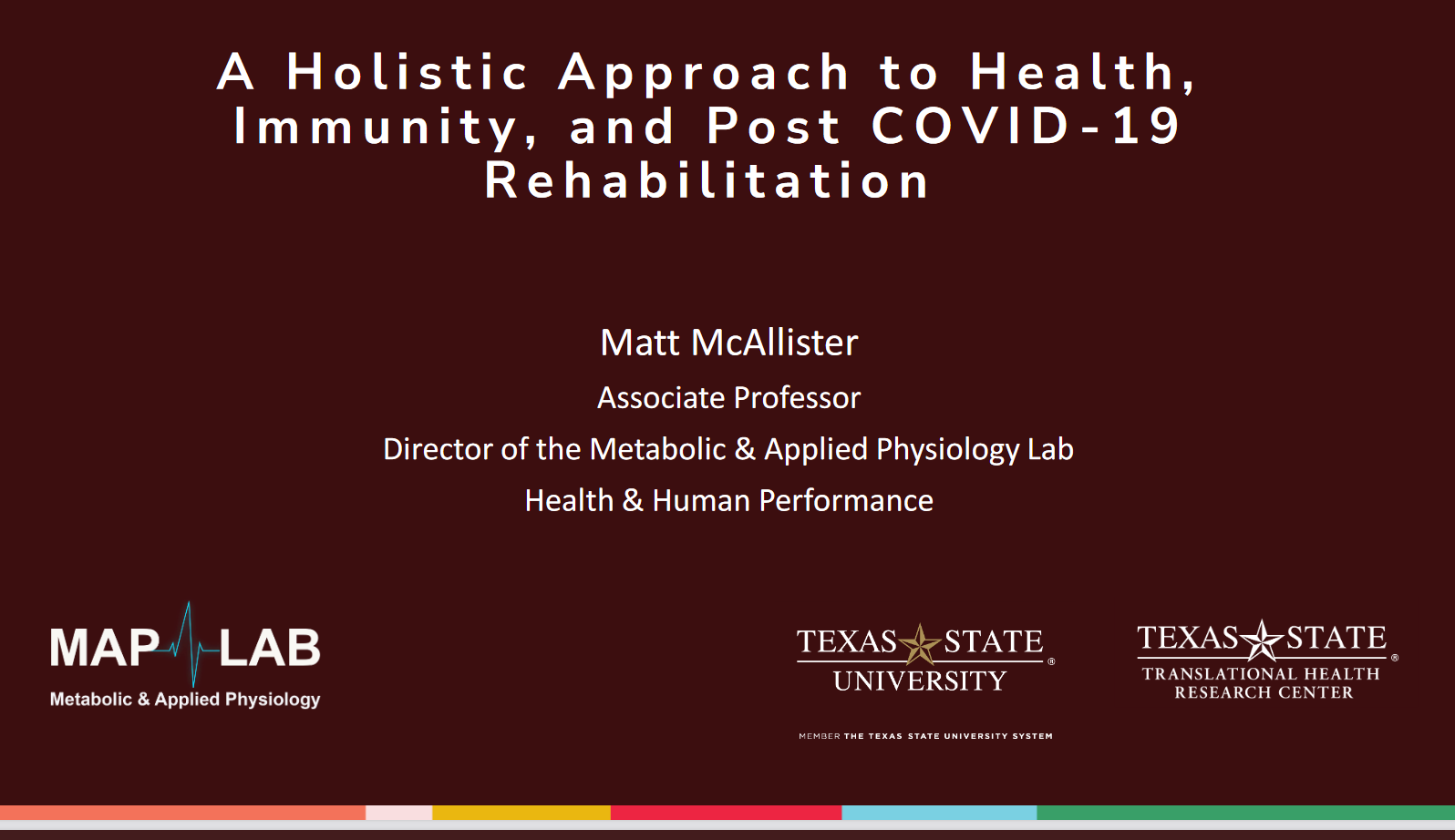 McAllister Health + Resilience slides