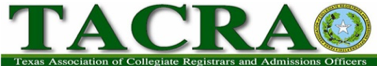 logo for the Texas Association of Collegiate Registrars and Admissions Officers