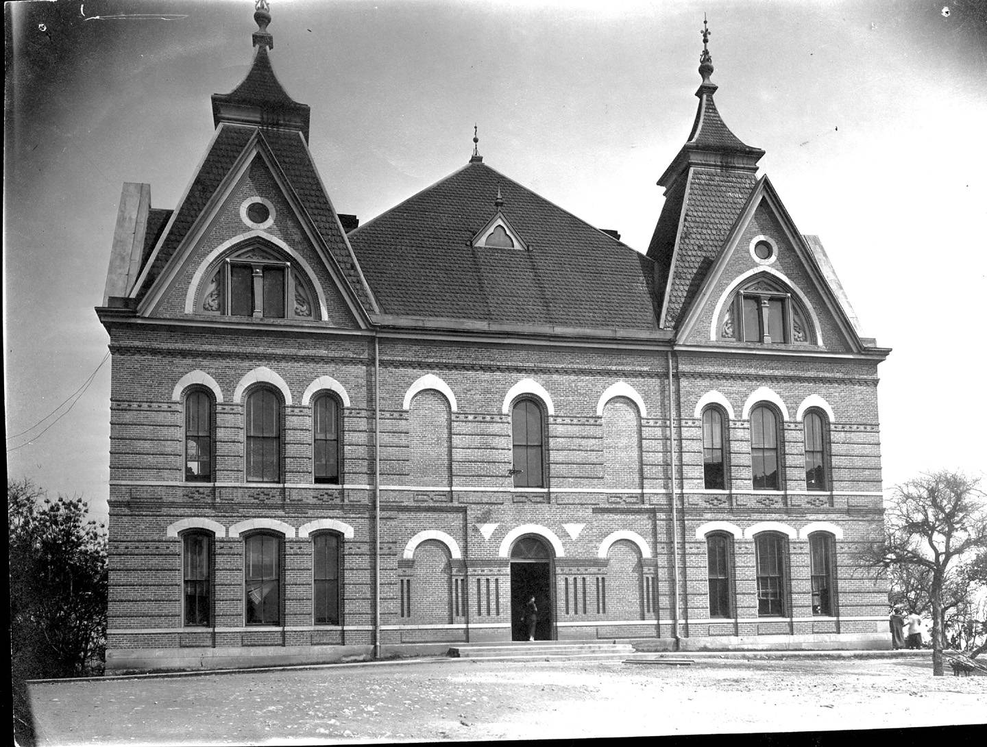 Photograph of Old Main, dated about 1903