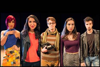 The Texas State University cast of Rent