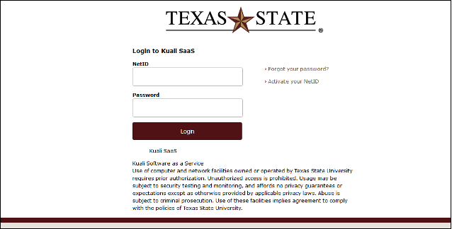 Texas State 2Step Verification