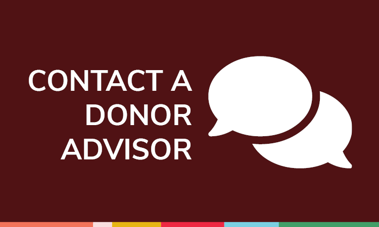 contact a donor advisor