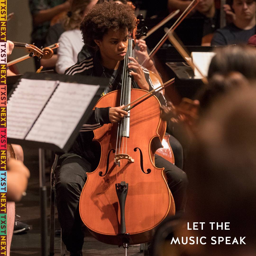let the music speak image with cello player