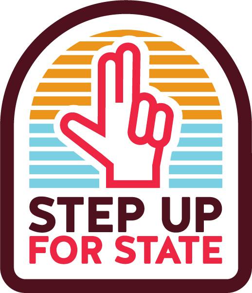 Step Up for State Graphics and to Texas State University : Texas State