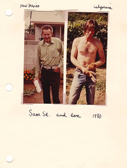 Sam Shepard and his father