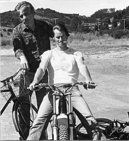 Photograph of Sam Shepard and Johnny Dark